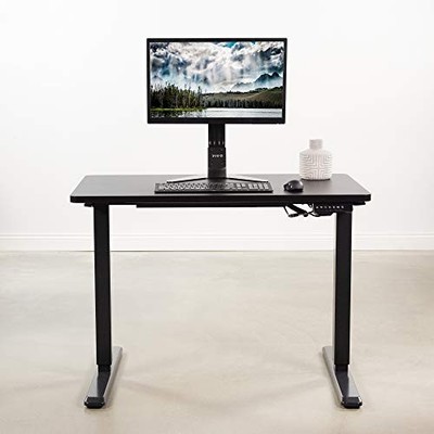 VIVO BLACK 43'' X 24'' INCH UNIVERSAL UNIVERSAL SOLID ONE-PIECE TABLE TOP - BLACK