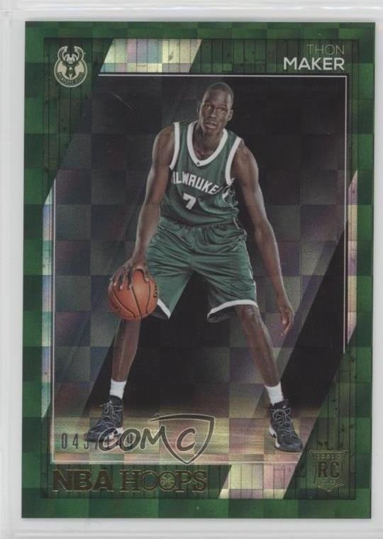 2016-17 Panini NBA Hoops Rookies Green 43/149 Thon Maker #270 Rookie RC 2r7