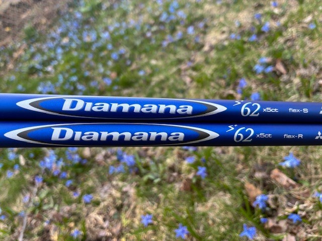 New Mitsubishi Diamana S+ Blue 3 & 5 Wood Shaft With Grip