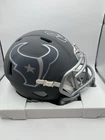 Dalton Schultz Signed Houston Texans Slate Mini Helmet Beckett Witness
