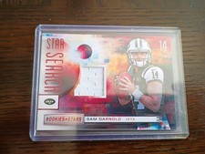 2018 Rookies and Stars Star Search Sam Darnold Rookie RC Jersey Card! . rookie card picture
