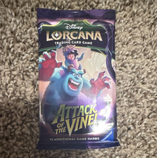 Disney Lorcana TCG Attack of the Vines Booster Pack 12 Cards English Sulley