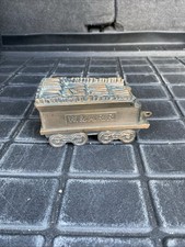 Banthrico Diecast Metal Coin Bank W&ARR Coal Car 1974 Made in USA COLLECTABLE
