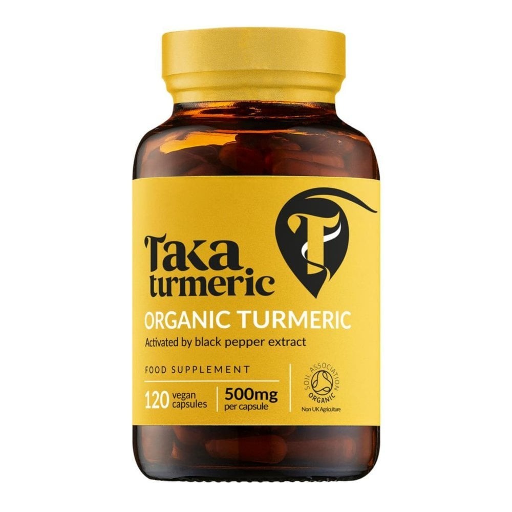 Taka Turmeric With Black Pepper Extract 120 Vegetarian Capsules - New Pack