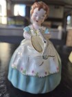 Vintage Kate Josef Originals figurine Little Housekeeper Series Drying Dishes Nm