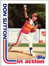 Don Sutton 1982 Topps - In Action #306 - FREE SHIPPING!  (041627)