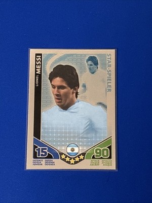 2010 Topps Match Attax South Africa World Cup - Star Players Foil Lionel Messi