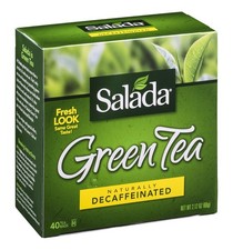 Salada Decaffeinated Green Tea, 40-Count Boxes (Pack of 40 Count 6) 