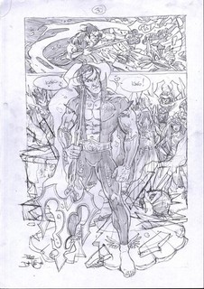 Namor Submariner 5p30 Original art Paul Davidson 2024 Marvel