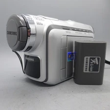 Samsung VP-D102D Handheld MiniDV Cassette Camcorder Silver Tested