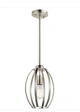 Kichler Tao Brushed Nickel Contemporary Cage Kitchen Pendant Hanging Light