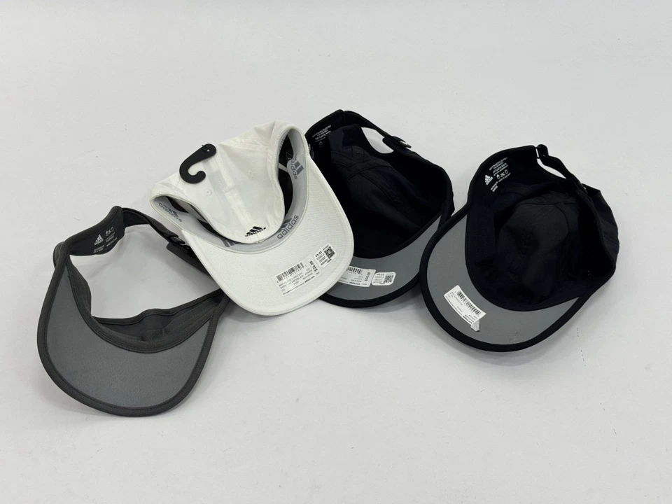 Lote de 4 Gorras y Viseras Adidas Unisex Ligeras Ajustables Colores Surtidos NUEVO Foto 2 de 4