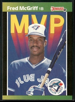 Fred McGriff Player Lot Bundle 10 Different Baseball Cards FM001 Blue Jays