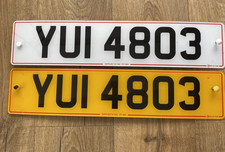 YUI 4803 Private Cherished Car Reg & Plates - ON RETENTION - Dateless