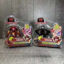 Mecard LOT X2 Tanatos And Phoenix Transforming Robot Toy  New without Cardback