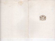 Christmas Greetings card from the Lord Mayor London Sir Rupert de la Bere 1952