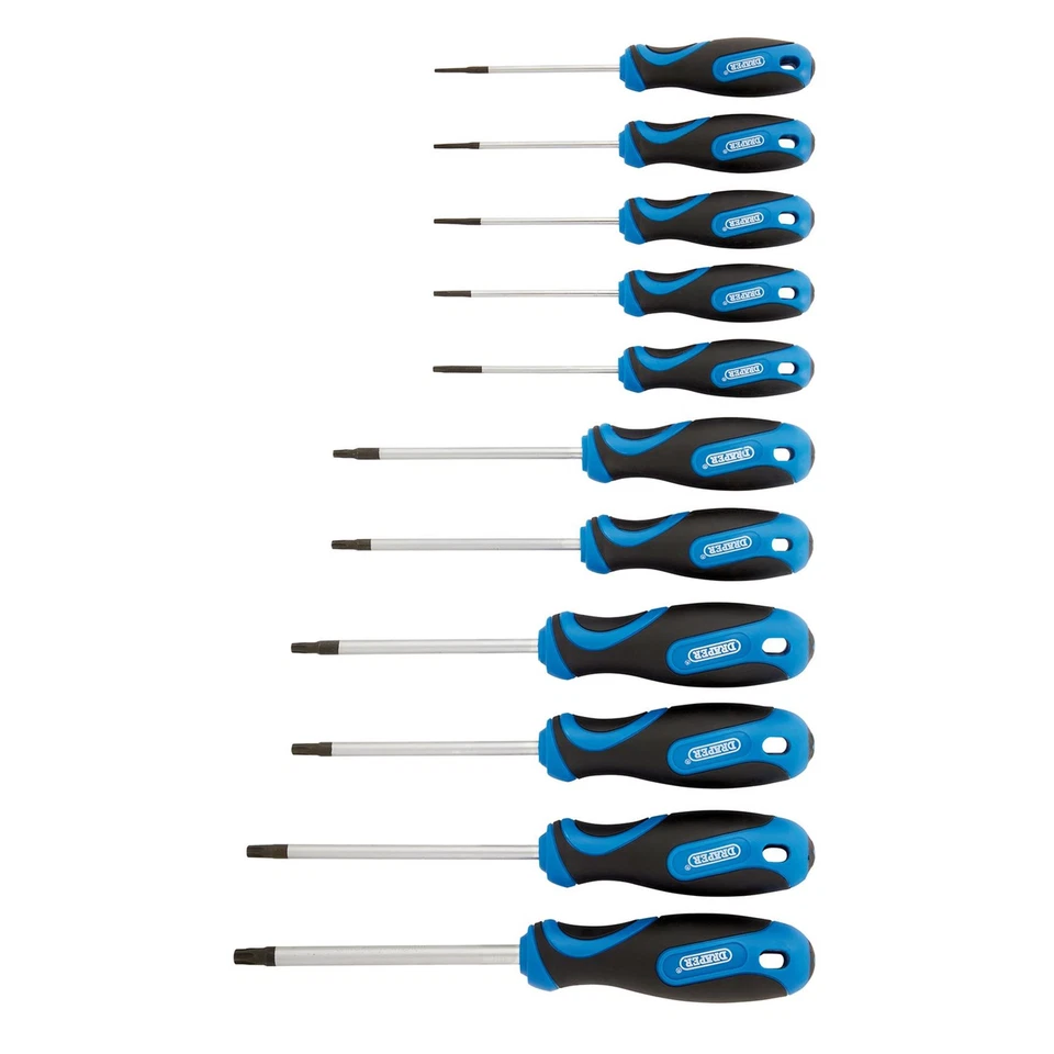 Draper 34253 TX-STAR® and TX-STAR® Security Soft Grip Screwdriver Set 11 Piece - Image 2 of 2