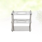 Toothbrush Holder and Toothpaste Dispenser Wall Mounted Stainless Steel