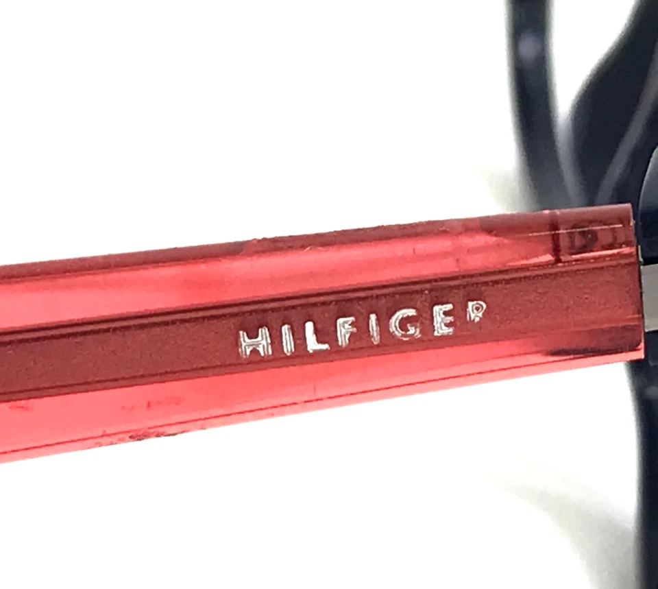 Tommy Hilfiger Eyeglasses Frames TH1519 PJP Blue Red Cat Eye Full Rim 50-18-140 - Image 4 of 4