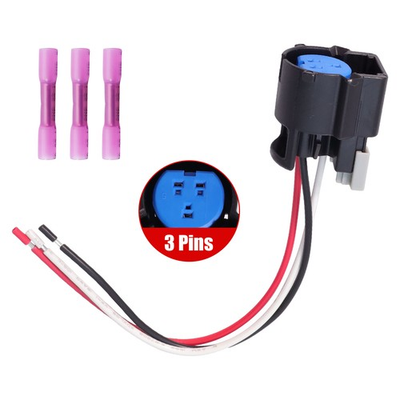 #ad Oil Pressure Switch Connector With 3 Heat Shrinkable Terminals S2472 $12.48