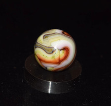     JABO Hillbilly Magic Aventurine Busy Swirl Marble Size .734 47/64" Mint
