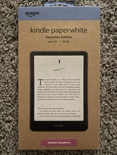 Amazon Kindle Paperwhite Signature Edition 12th Gen 32GB FACTORY SEALED!