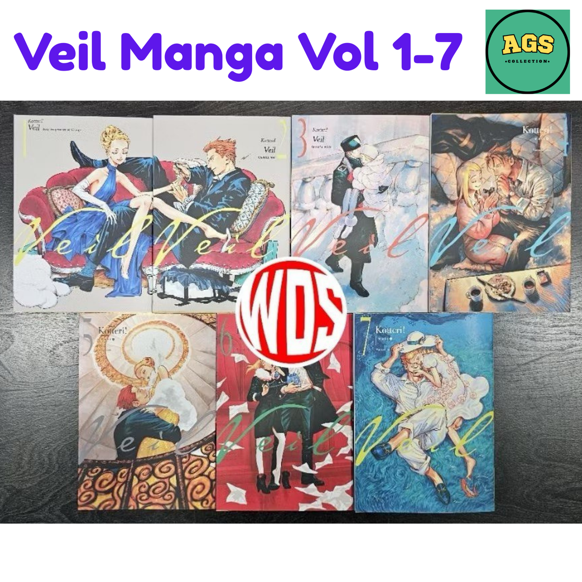Veil Manga New Vol 1-7 English Full Color Series Comic Book