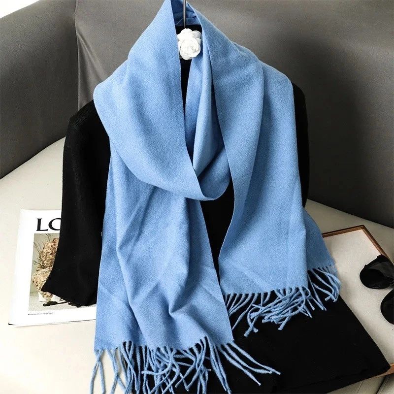 Winter Scarf for Women - Cashmere Pashmina Shawl Wrap | Warm Thickened Windproof - Image 2 of 4