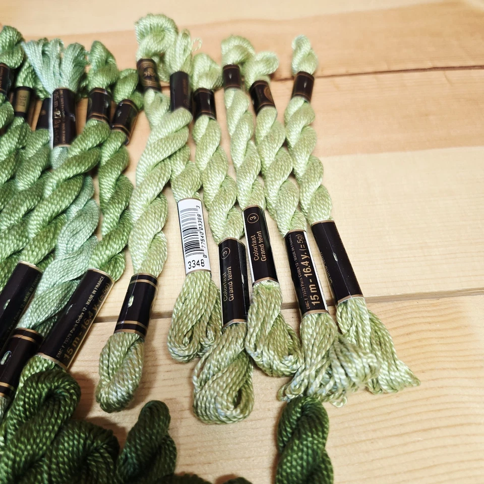 DMC #3 Lot of 40 Coton Perle Cotton Embroidery Thread Twist Skeins NEW Various - Image 4 of 4