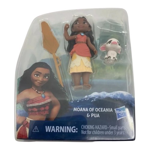 Disney Moana of Oceania & Pua Pig Figure Hasbro Pet Pig Boat Oar 2016 RARE HTF