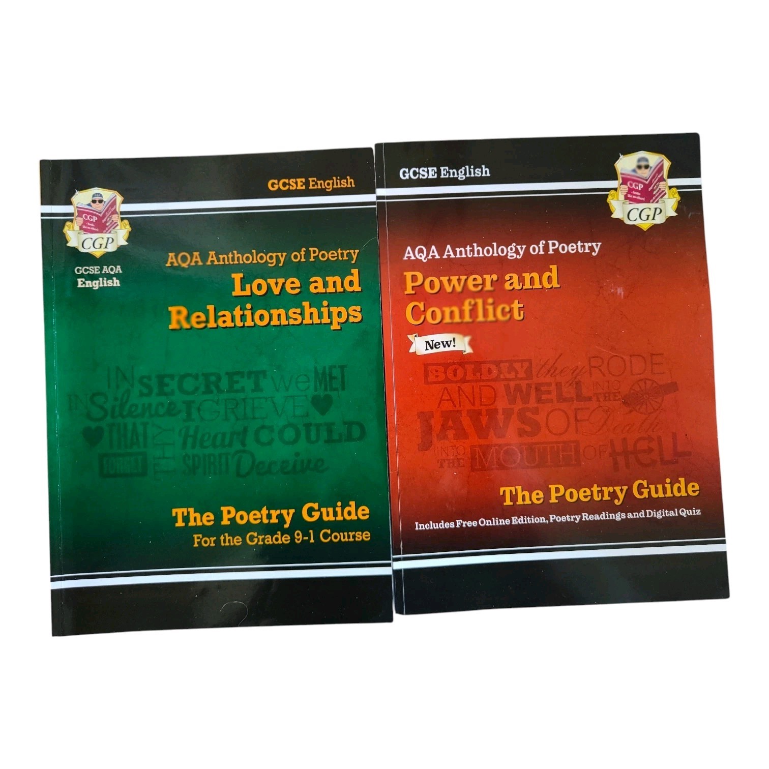 CGP GCSE English AQA Anthology Of Poetry Power And Conflict & Love And Relation