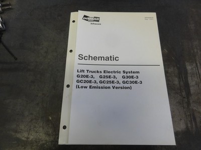 Doosan G20E-3 G25E-3 G30E-3 GC20E-3 GC25E-3 GC30E-3 Electric System Schematic