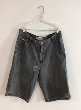 Vintage Indigo Denim Shorts Baggy Hip Hop Y2K Mens 40