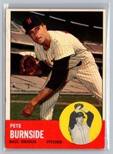 1963 Topps #19 Pete Burnside