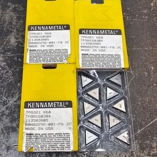 Qty 10 Kennametal TPG 321 TPG321 TPGN 160304 TPGN160304 K68 Carbide Inserts