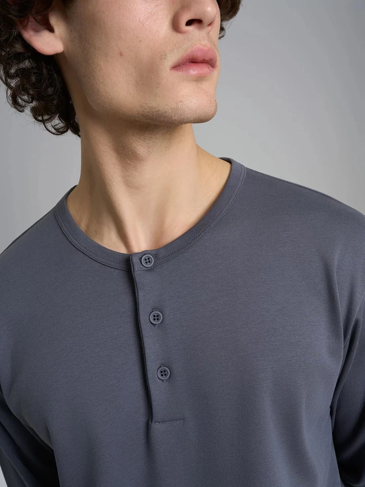 PIGIAMA UOMO RAGNO COTONE INVERNALE MANICA LUNGA U960N1 SERAFINO BOTTONI inverno - Immagine 4 di 4