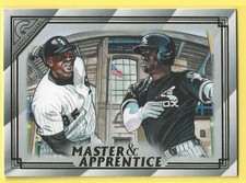 2020 Topps Gallery #MA-6 Frank Thomas / Luis Robert Master & Apprentice