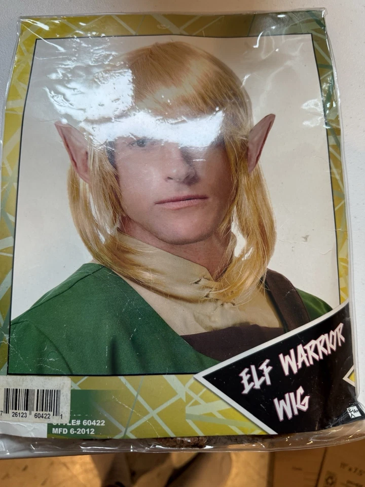 Charades Elf Warrior Link Legend of Zelda Wig Halloween Costume Accessory 60422 - Image 2 of 4