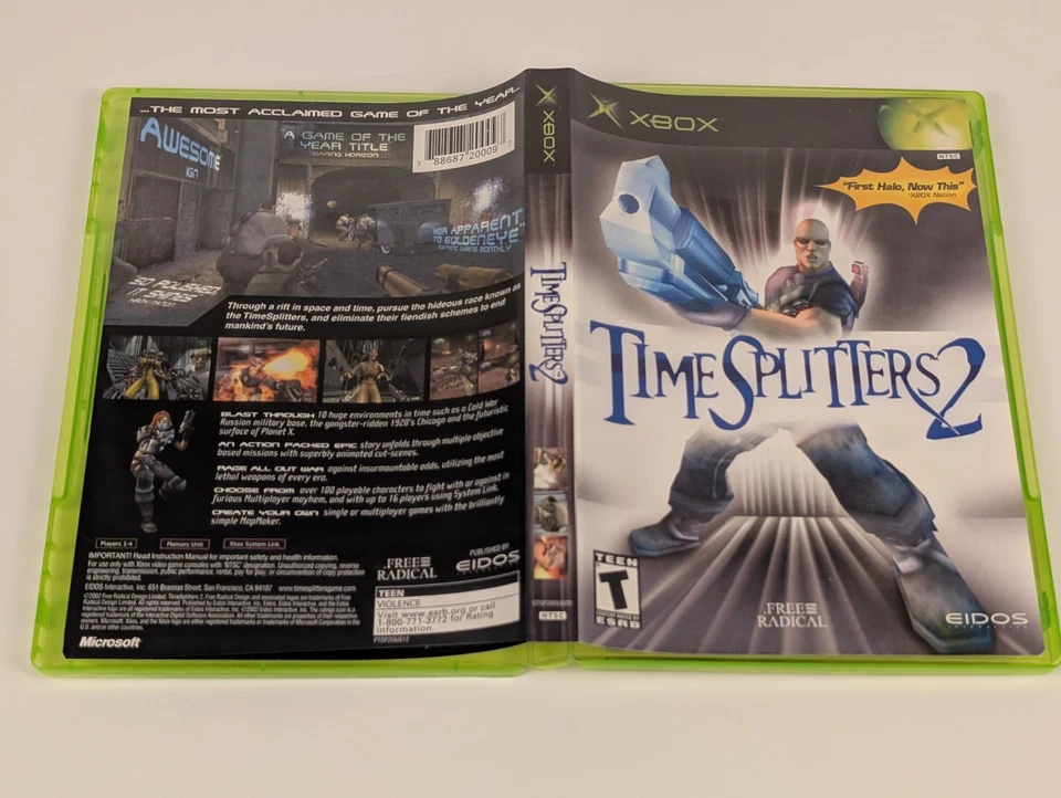 Time Splitters 2 (Microsoft Xbox, 2002) ➡️CIB Complete  - Tested - Excellent 📀! - Image 4 of 4