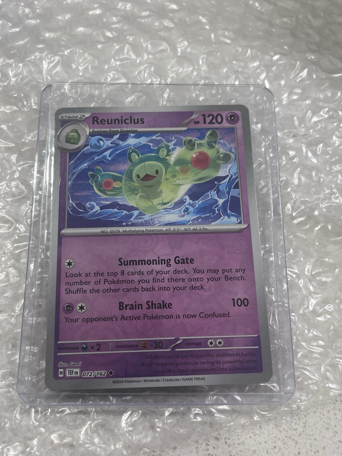 Reuniclus 072/162 Temporal Forces Reverse Holo Pokemon TCG Card NM