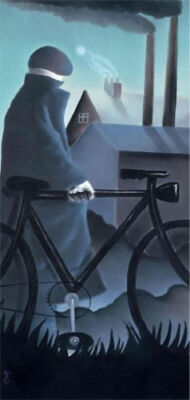 Full Moon von Mackenzie Thorpe. Signiert & Nummeriert. Montiert Neu mit COA