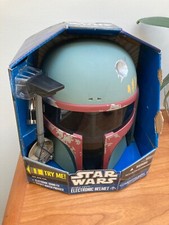 STAR WARS BOBA FETT MANDALORIAN ELECTRONIC HELMET 2010 NEW