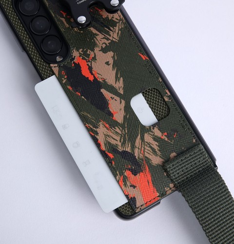 For Samsung Galaxy Z fold 4 Buckle Strap With Card Pocket Case - Picture 29 of 38
