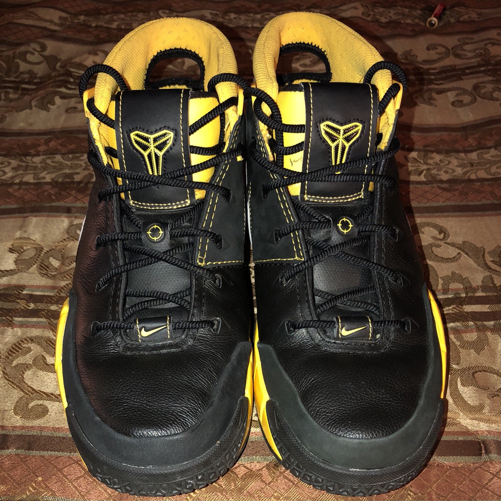 Nike Zoom Kobe 1 Black Varsity Maize Yellow White sz 12 Nike Kobe 1 Proto Nike Zoom Kobe 1 Black Varsity Maize Yellow White sz 12 Nike Kobe 1 Proto