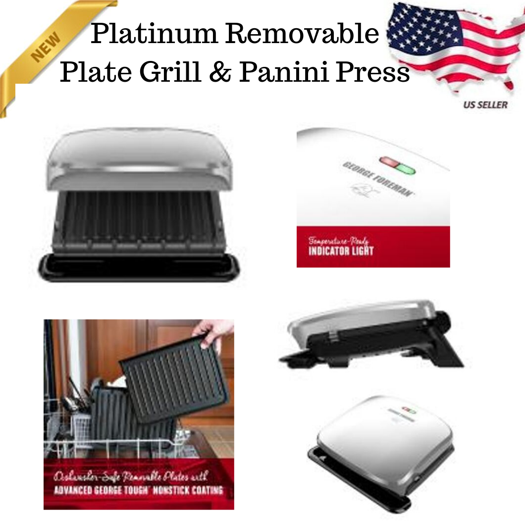 george foreman removable plate grill grp0004