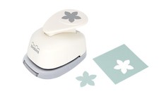 Bira Craft 1 inch Petal Shape Lever Action Craft Punch for Paper Crafting