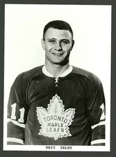 Brit Selby Toronto Maple Leafs Vintage 5x7 Hockey Photo