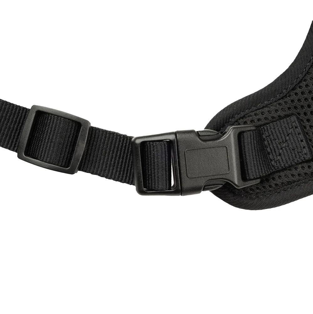 Dog Harness, Mesh Adjustable, Reflective Dog Walking Pet Harness, Black, Size M