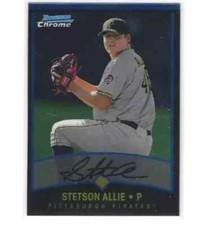 2011 Bowman Chrome Throwback SP #BCT20 Stetson Allie Rookie Pittsburgh Pirates