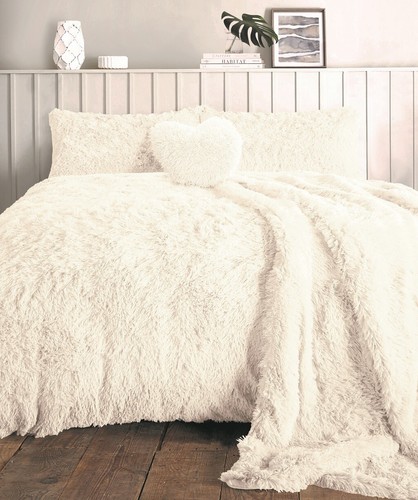 Teddy Sherpa Fleece Fur Duvet Cover Set Fluffy Shaggy Plush Winter Bedding Sets - Picture 5 of 27